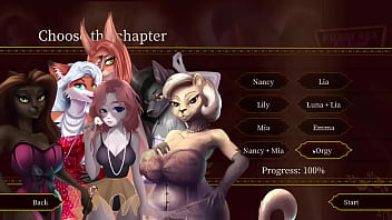 Furry Sex cabaret game (no dialogue gameplay and animation)