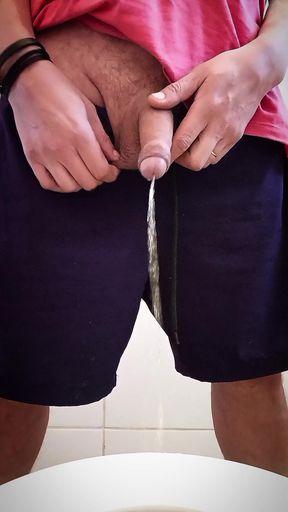 Hot, thick pre-seminal juice with piss