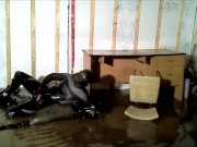 frogman surprises and shoots his load in the enemy frogman flooded lair