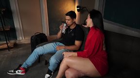 Behind the Scenes! My Teacher Gives Me His Big Ass Wife for Being the Best Student