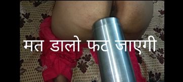Try to Bottle and Hand insert in pussy and Doggy Style Fucking Video