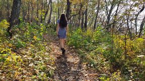 My Fall Walk Without Panties.