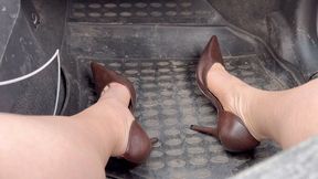 new brown high heels mpg