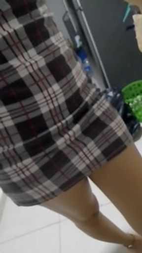 Morbid big ass of Colombian maid when she came home from work real homemade couple