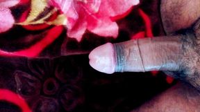 Indian Hairy dick morning jerk off