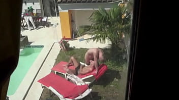NATHAn fucked by JIMY in exhib outdoor garden