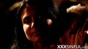 Thrusting Passion: Cum Flood Finale With Sizzling Duo