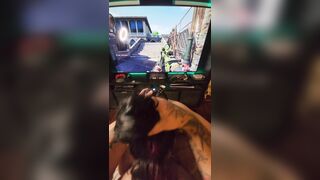 Goth GF Reporting for Booty while he Plays the new Call of Duty (BO6)