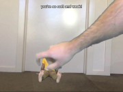 GIANT TICKLE TORTURE - FOR A TINY MAN - MANLYFOOT - SHRINKING TICKLES WITH A MAGIC FEATHER 🏃‍♂️🪶