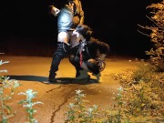 Mother-in-law helped son-in-law to pee