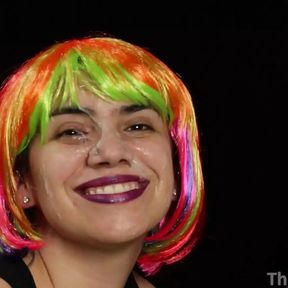 Colorful Wig Facial!