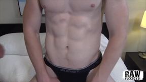 Next Door Studios: Muscly jock moist analingus
