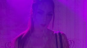 Artemisia Love smoking outdoor wearing a lingerie outfit ( NO audio)