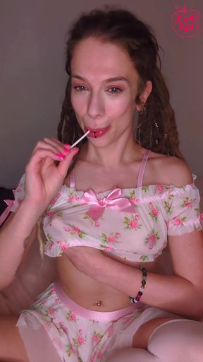 Eva Fay's Candyland Lollipop in My Pussy