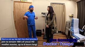 Dr Tampa - Selena Sativa's 1st Gyno Exam