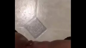 Fingering pussy while husband and his friends watch the hockey game