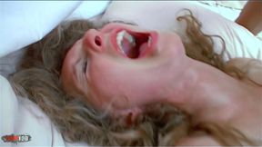 French Redhead Lena Harrys Blowjob &amp; Hardcore Fucking with Jorge on Sofa