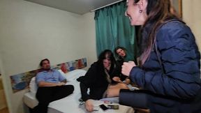 it all started as an innocent party. maya and luca orgy adventure.