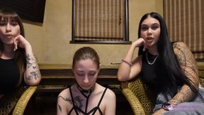 NICOLE and SARAH - Get on your knees next to this whore! (4K)