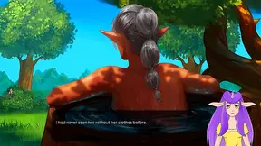 Elven Queen Reveals Her Secrets in Sultry Bath Tryst – A Forbidden Fantasy Unfolds