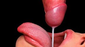 Face-Fluid Frenzy Unleashed: Every Last Drop Swallowed, Mouth-Clogged Bliss Guaranteed, Cum-Soaked Oral&#x1F61C; Devotion