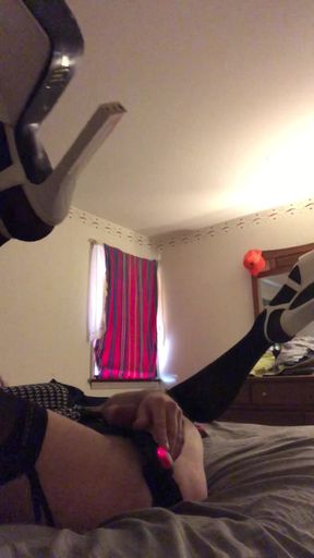 More thrusting plug.