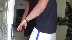 julie simone gives christian a hot salad toss