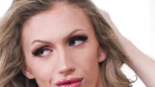 Tatted Bombshell Rocky Emersen Gets Ass-Fucked By A Transgender - Shemale Sucks And Fucks