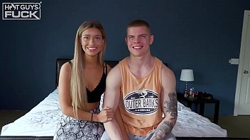 Teen Angelica Foster rims and rides Brock Perry's big cock