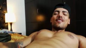 Hot Big Dick Latino Jerking Hard
