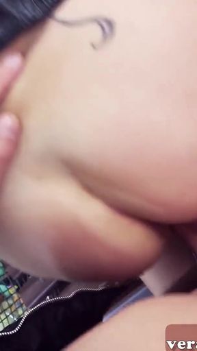 Mature dark haired German granny picked up for a pov fuck outdoors   Clip 2
