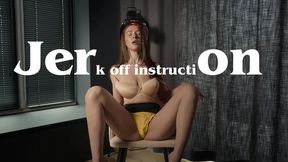JOI 4K Obey My Voice & Cum Femdom Jerk Off Instructions 2025