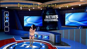 News reporter Made to strip on Live Camera