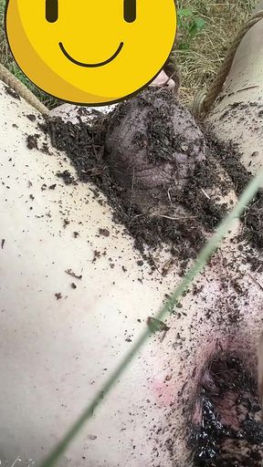 Outdoor anal insertion