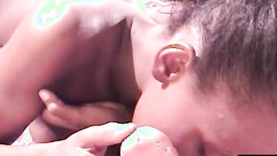 Big titted babe enjoys deepthroating & swallowing cum like a pro