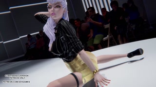 [MMD] AOA - Miniskirt Hot Kpop Dance Ahri Seraphine Kaisa Evelyn League Of Legends KDA Hentai