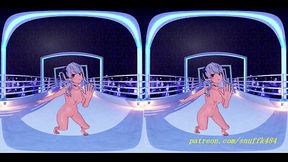 Suisei Dances Naked in VR180 MMD – Hot Hololive 3D Hentai Fantasy