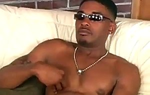 Black guy  loves to jerk off