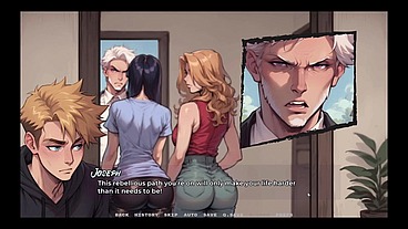 My New Girlfriend [ TABOO Hentai Game ] Ep.49 my STEP SIS grabbed my GF's ASS in front of her FATHER !