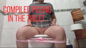 Compiled peeing in the toilet