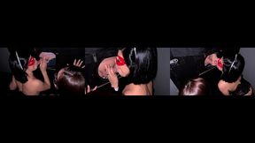 dividindo pau com minha prim@ , gozaram na nossa boquinha e passamos uma pra outra