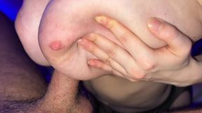 Big Tits Babe with Huge Ass Plug Gets Anal Fucked Hard