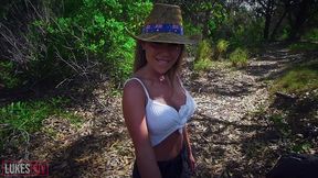 horny hitchhiker fucks stranger for a ride