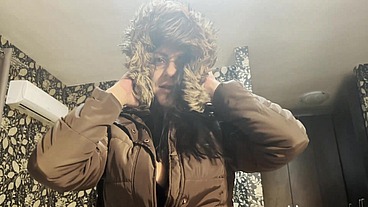 I received a jacket from my impotent husband and decided to try it on with his friend