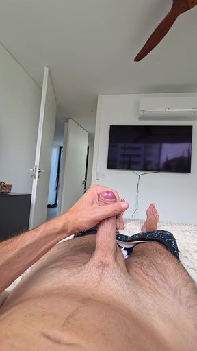 Cumalot, cumshot, german, woke up horny
