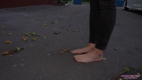 SARAH - I want to relax while you clean my dirty feet!
