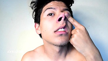 Nose fetish big-nose, dreichwe, large-nose finger-in-the-nose, man-s-nose, nosed-hairs, flexible-nose