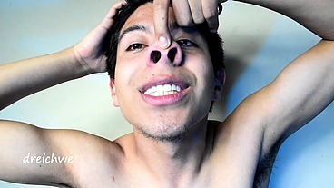 Nose fetish big-nose, dreichwe, large-nose finger-in-the-nose, man-s-nose, nosed-hairs, flexible-nose