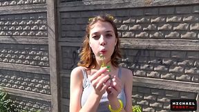 I Want to Fuck Right Now! Let'_s go to that forest will you Сum in My Panties?- POV - Public