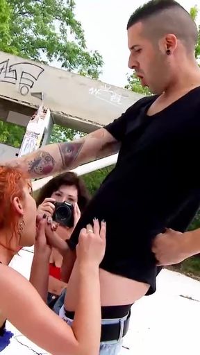 Must-see moment from &quot;French amateur has outdoor foursome group sex - teens&quot;